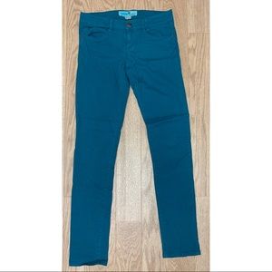 Jolt lightweight teal skinny pants size 7